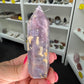 Lavender Rose Quartz Tower