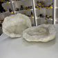 Quartz Geode Pair