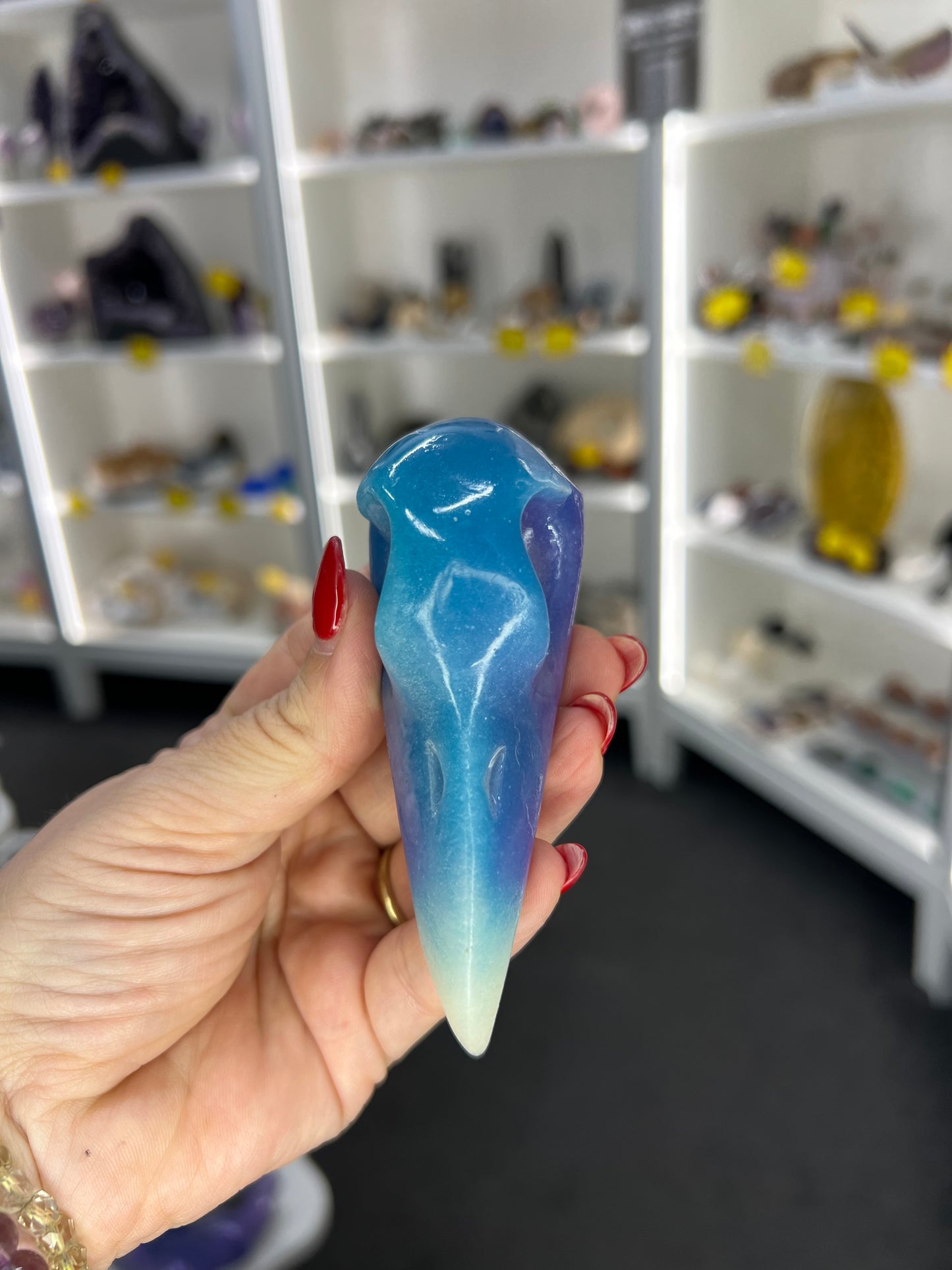 Luminous Crow Skull (Glow in the Dark)