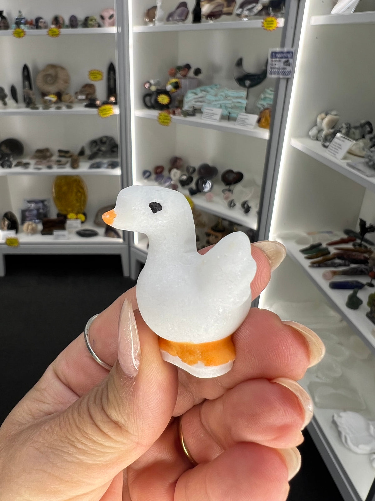 White Quartz Goose