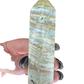 Banded Pistachio Calcite Tower