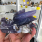Blue Flower Agate Dragon Head