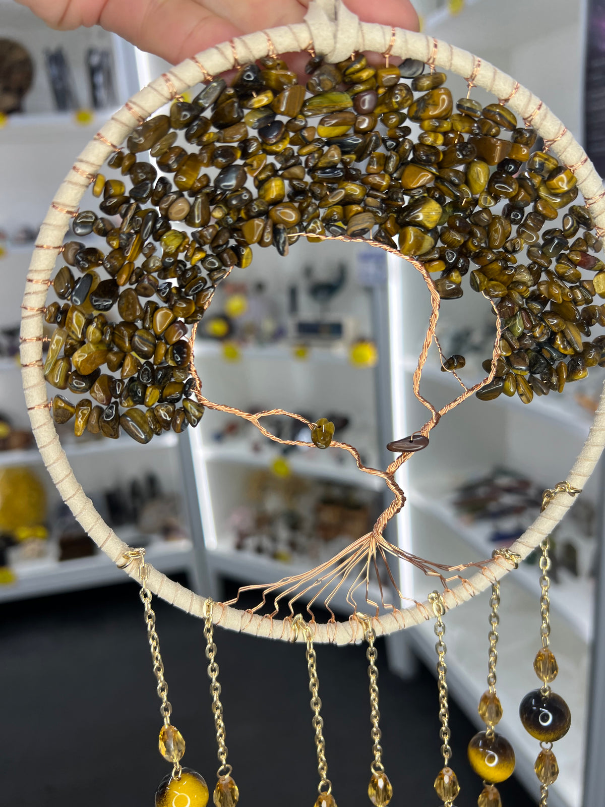 Tigers Eye Suncatcher