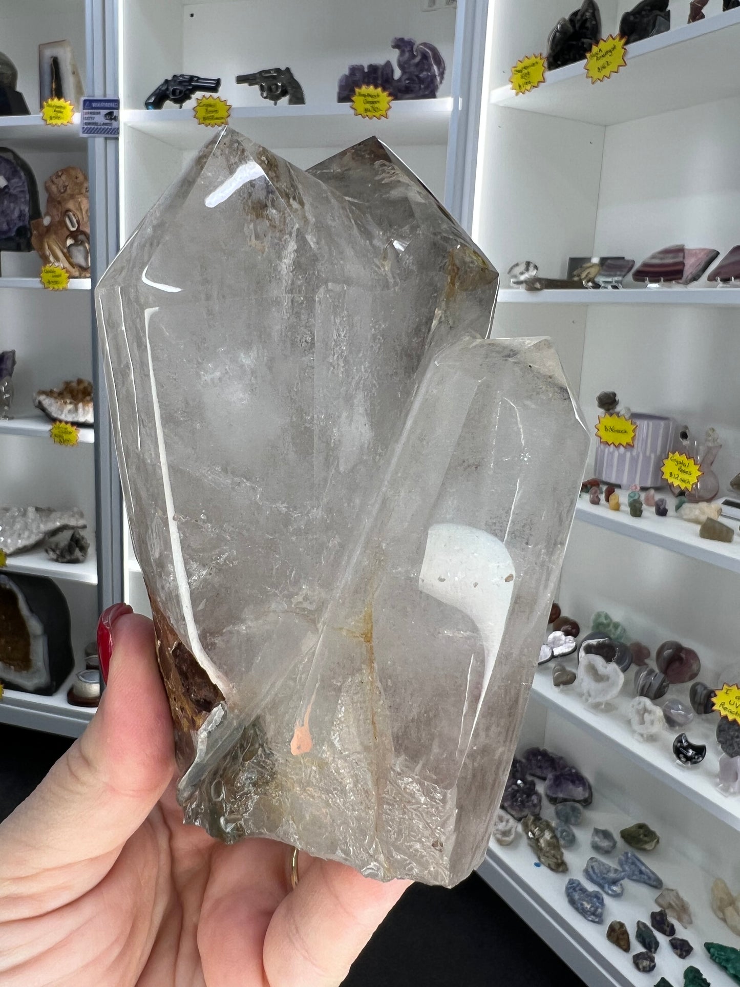 Garden Quartz Triple Point Tower
