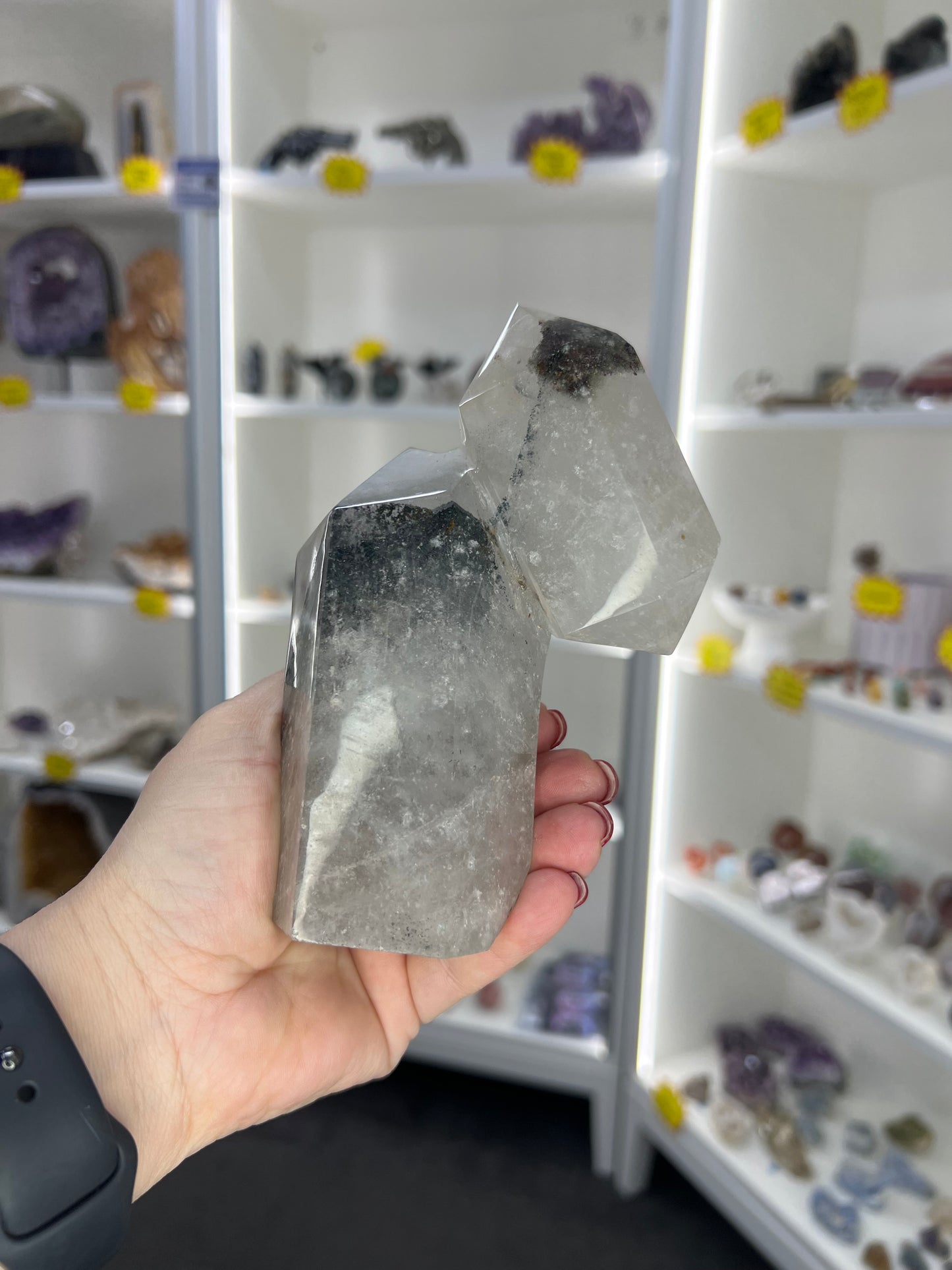 Garden Quartz Double Point Tower