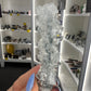 Apophyllite on Blue Chalcedony