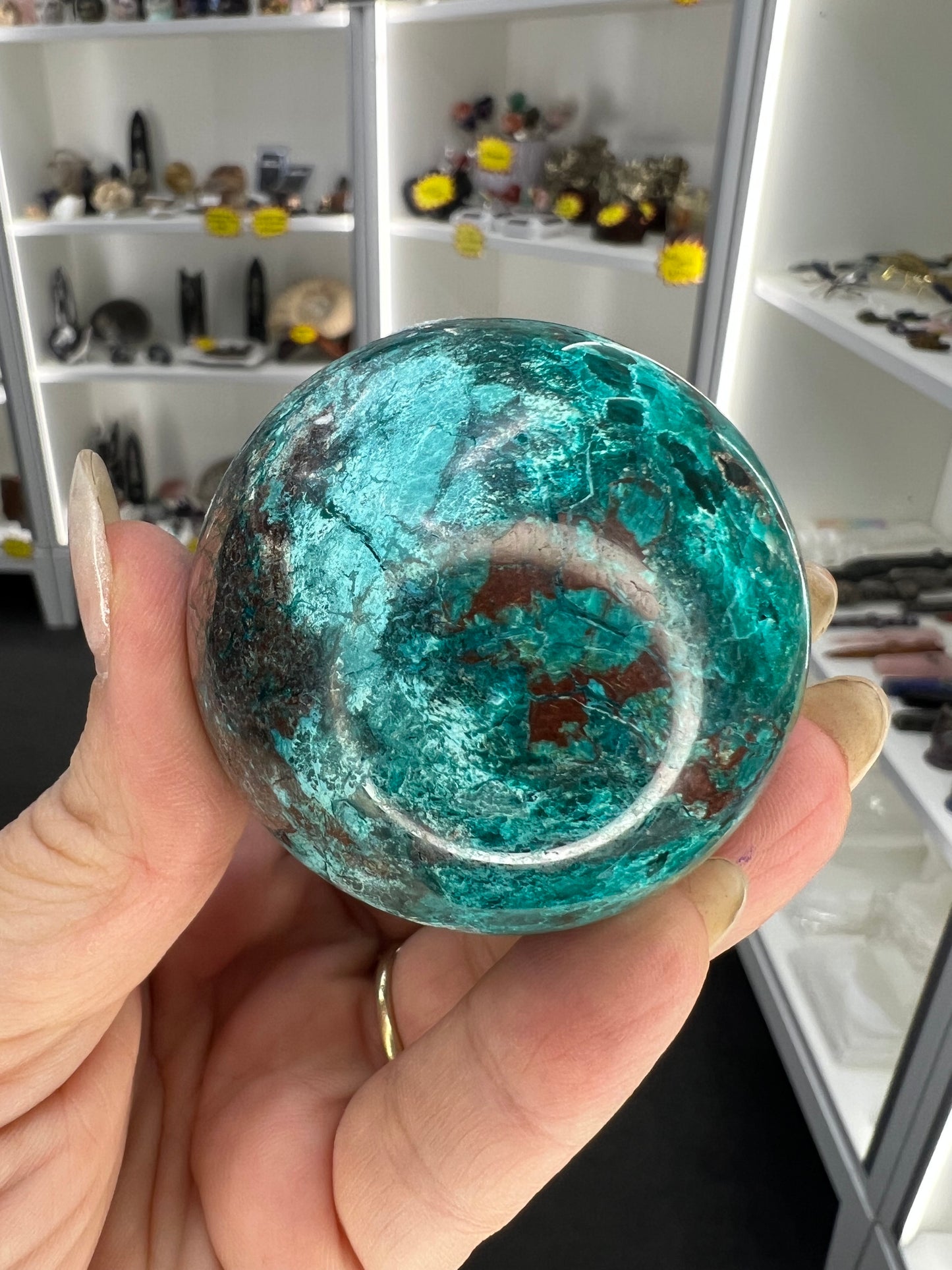 Phoenix Turquoise Sphere on Stand