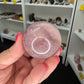Lavender Rose Quartz Sphere on Stand