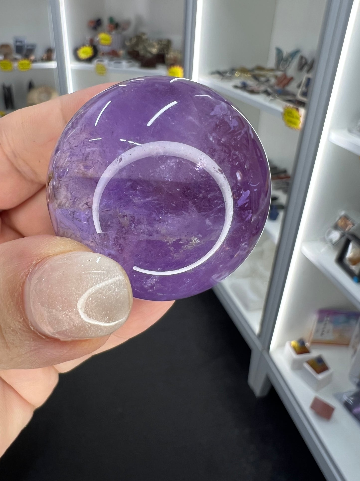 Amethyst Sphere on Stand