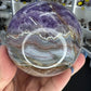 Crazy Lace Amethyst Sphere on Stand