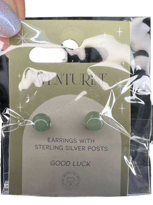 Green Aventurine Earring
