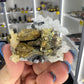 Clear Quartz / Pyrite Raw Specimen