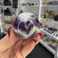 Chevron / Dream Amethyst Sphere with Stand
