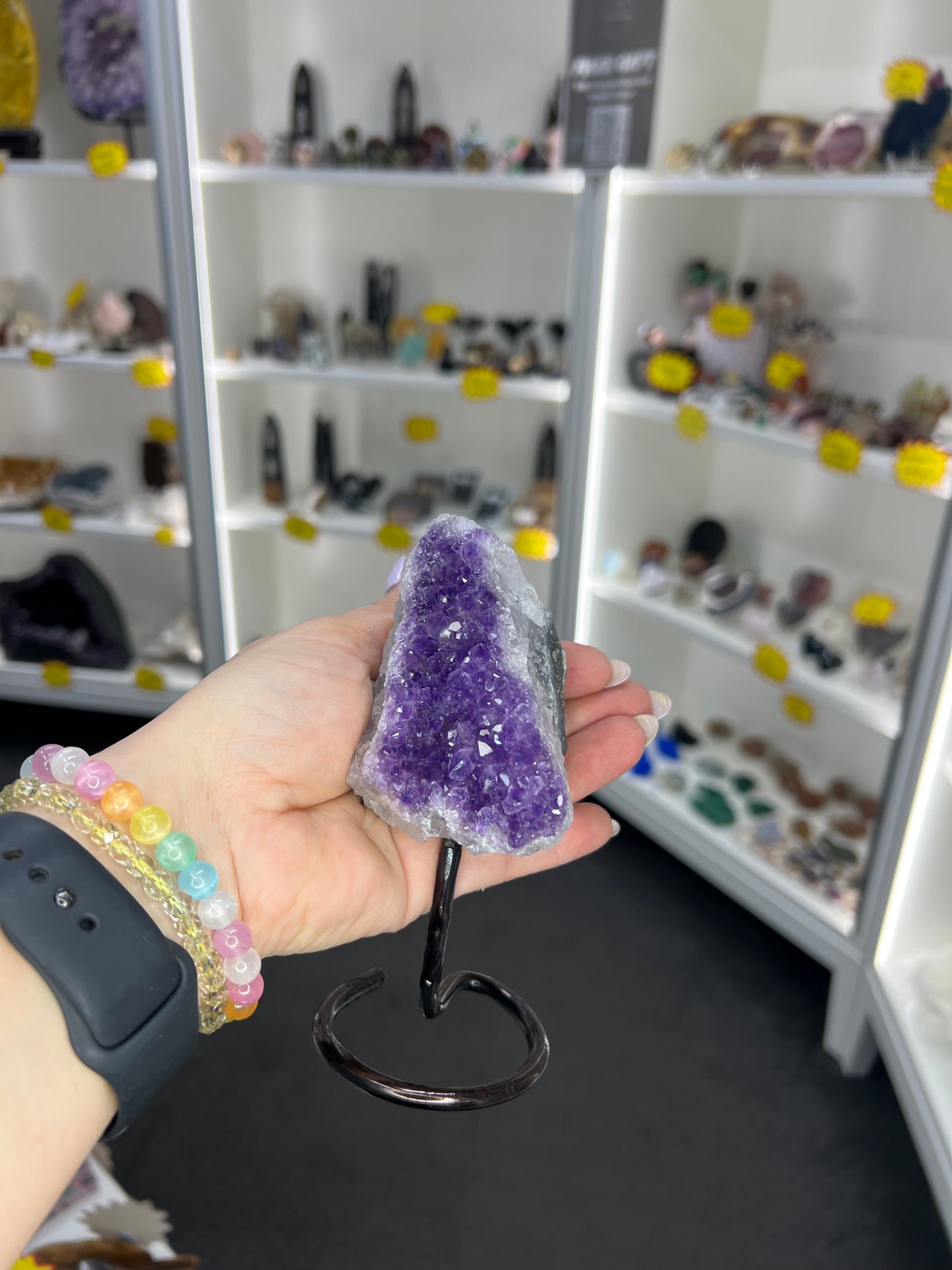 Amethyst Cluster on Stand
