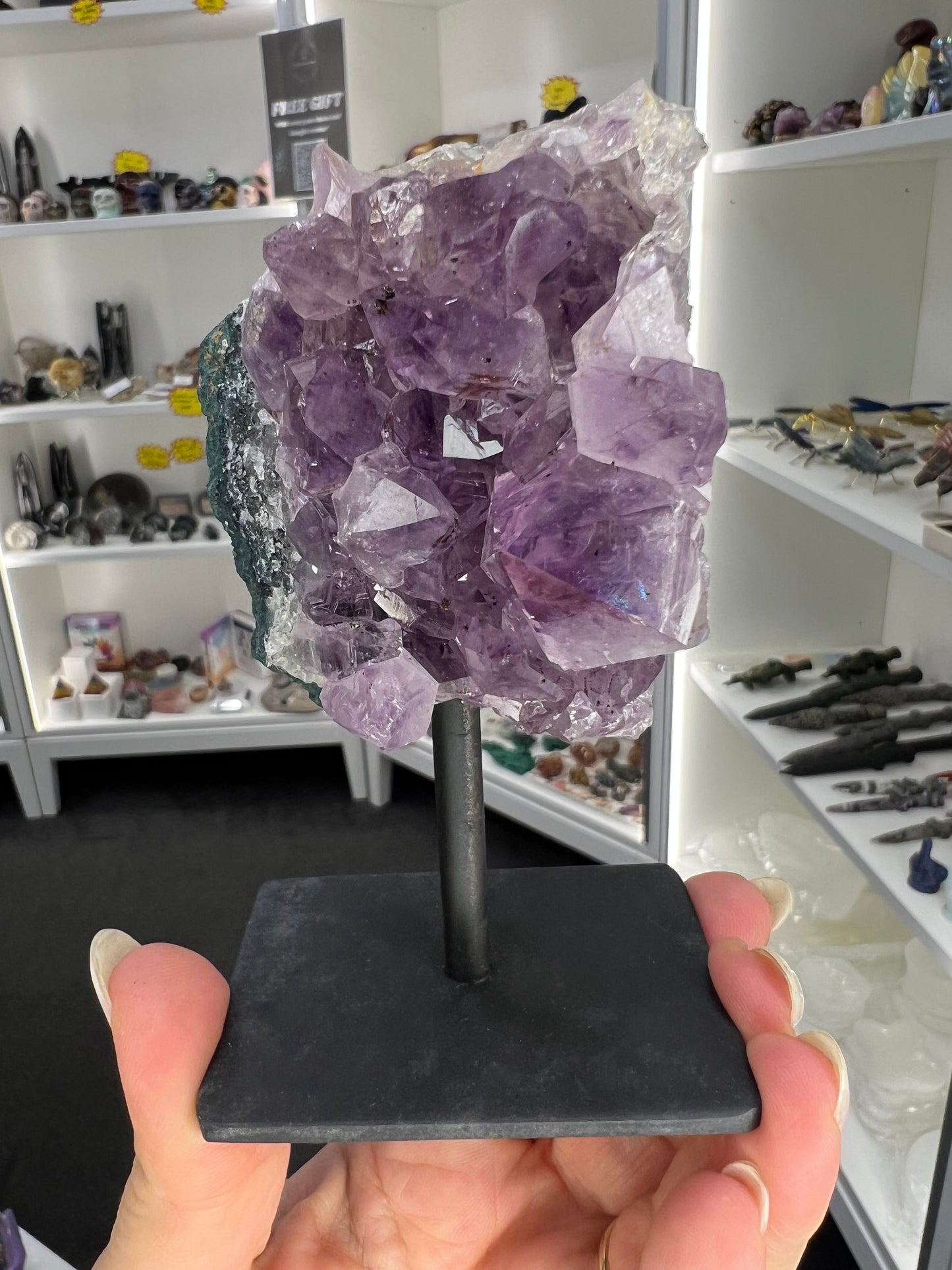 Amethyst Cluster on Stand