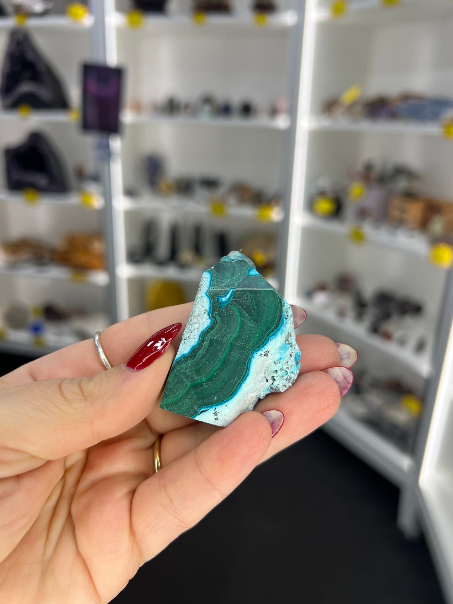 Malachite x Chrysocolla Point