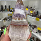 Amethyst x Banded Agate Faceted Freeform