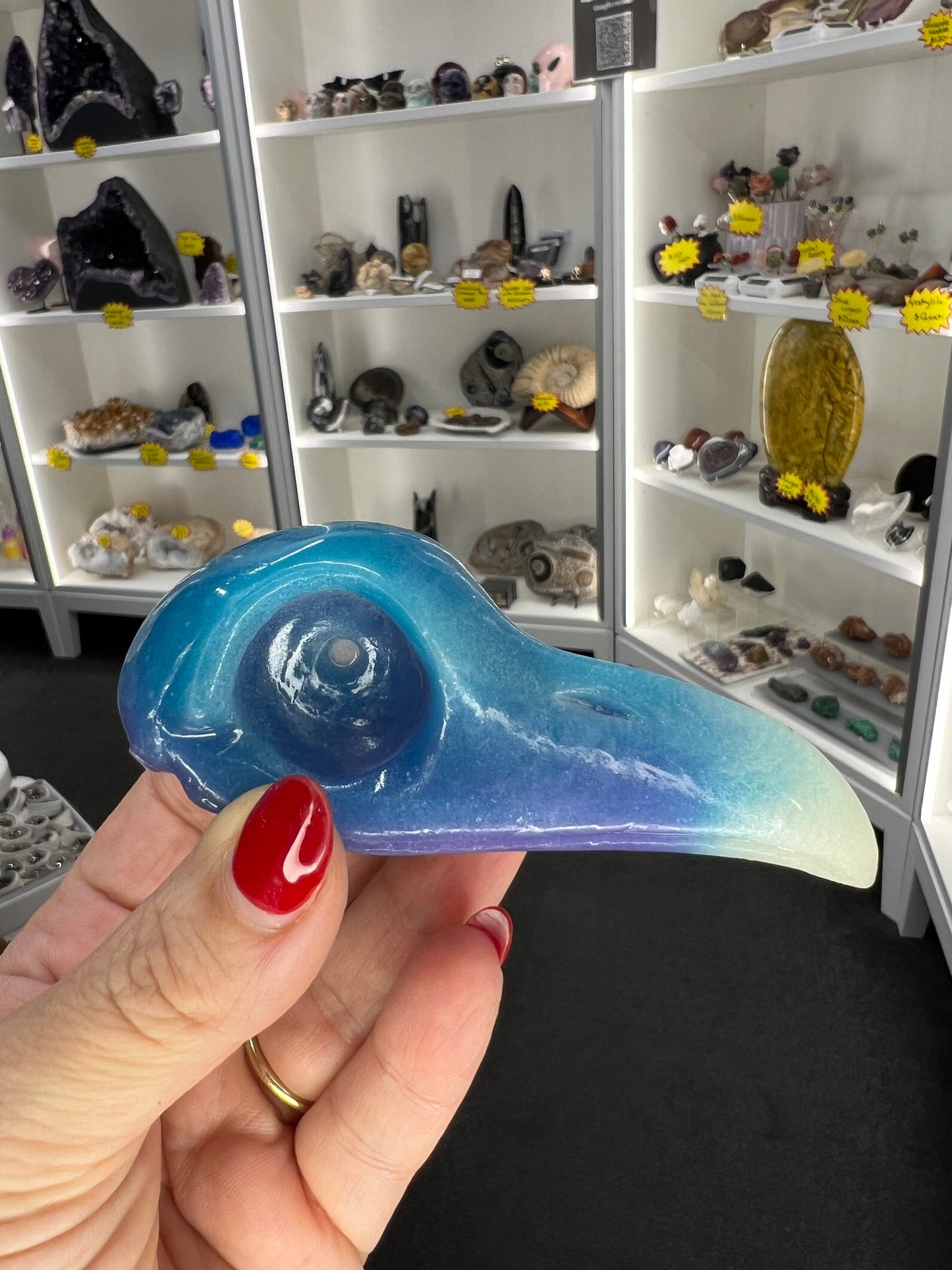 Luminous Crow Skull (Glow in the Dark)