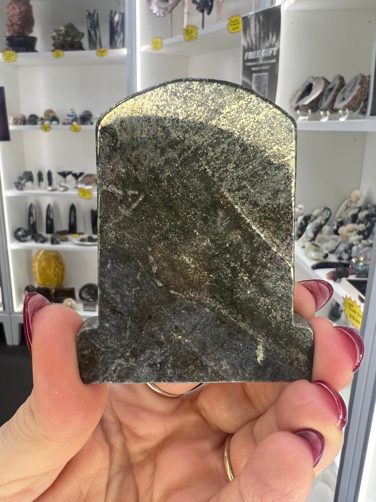 Pyrite Tombstone