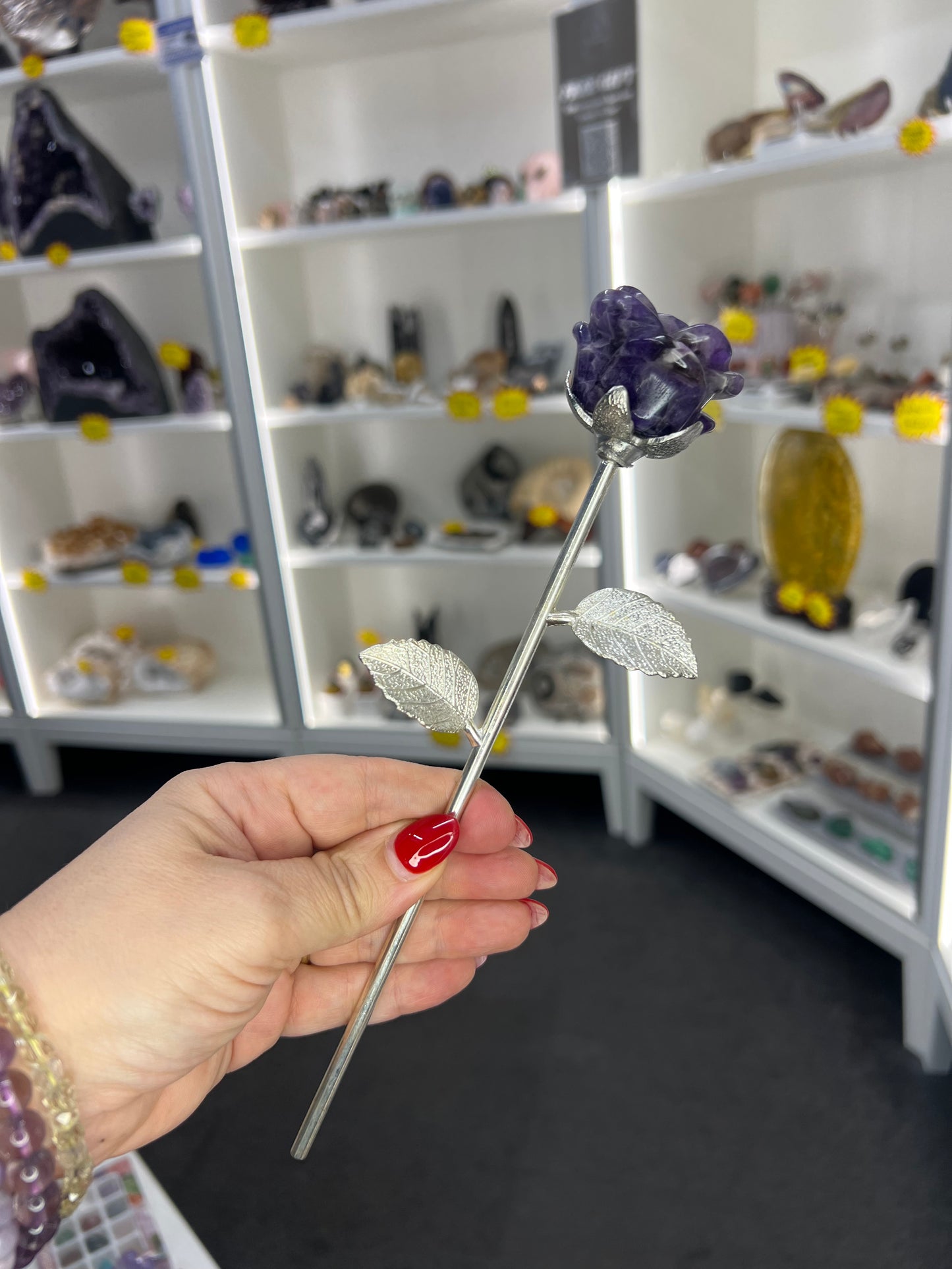 Chevron / Dream Amethyst Forever Rose