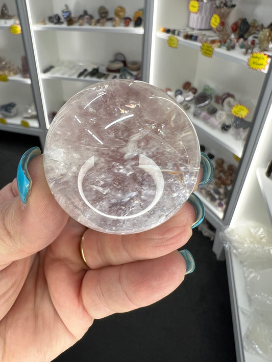 Clear Quartz Sphere with Stand