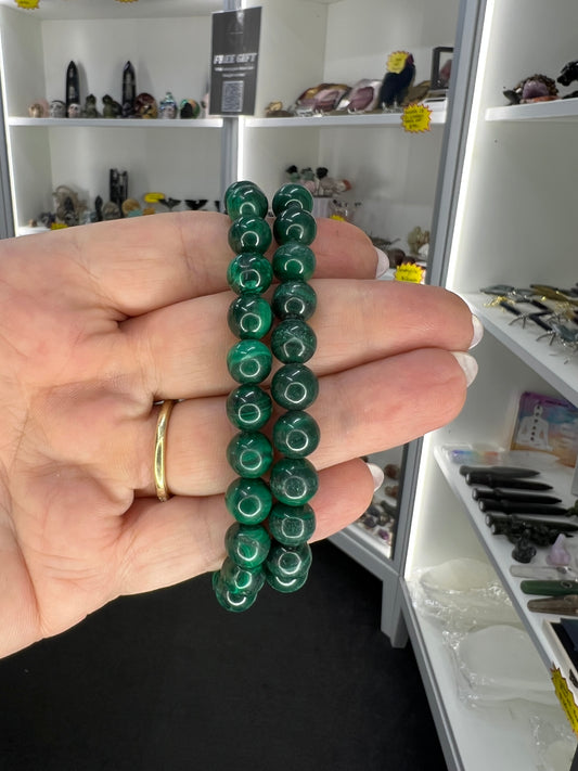 Malachite 8mm Beacelet