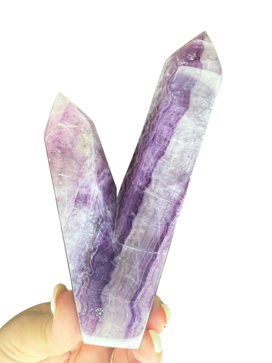 Double Point Fluorite Tower