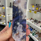 Blue Flower Agate Tower