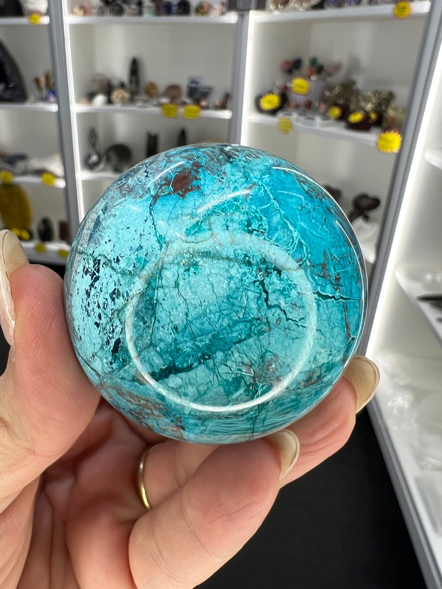 Phoenix Turquoise Sphere on Stand