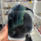 Black Fluorite Tower/Slab (UV Reactive)