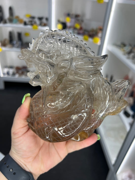 Smoky Quartz Chinese Dragon