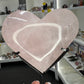 Rose Quartz Heart on Stand