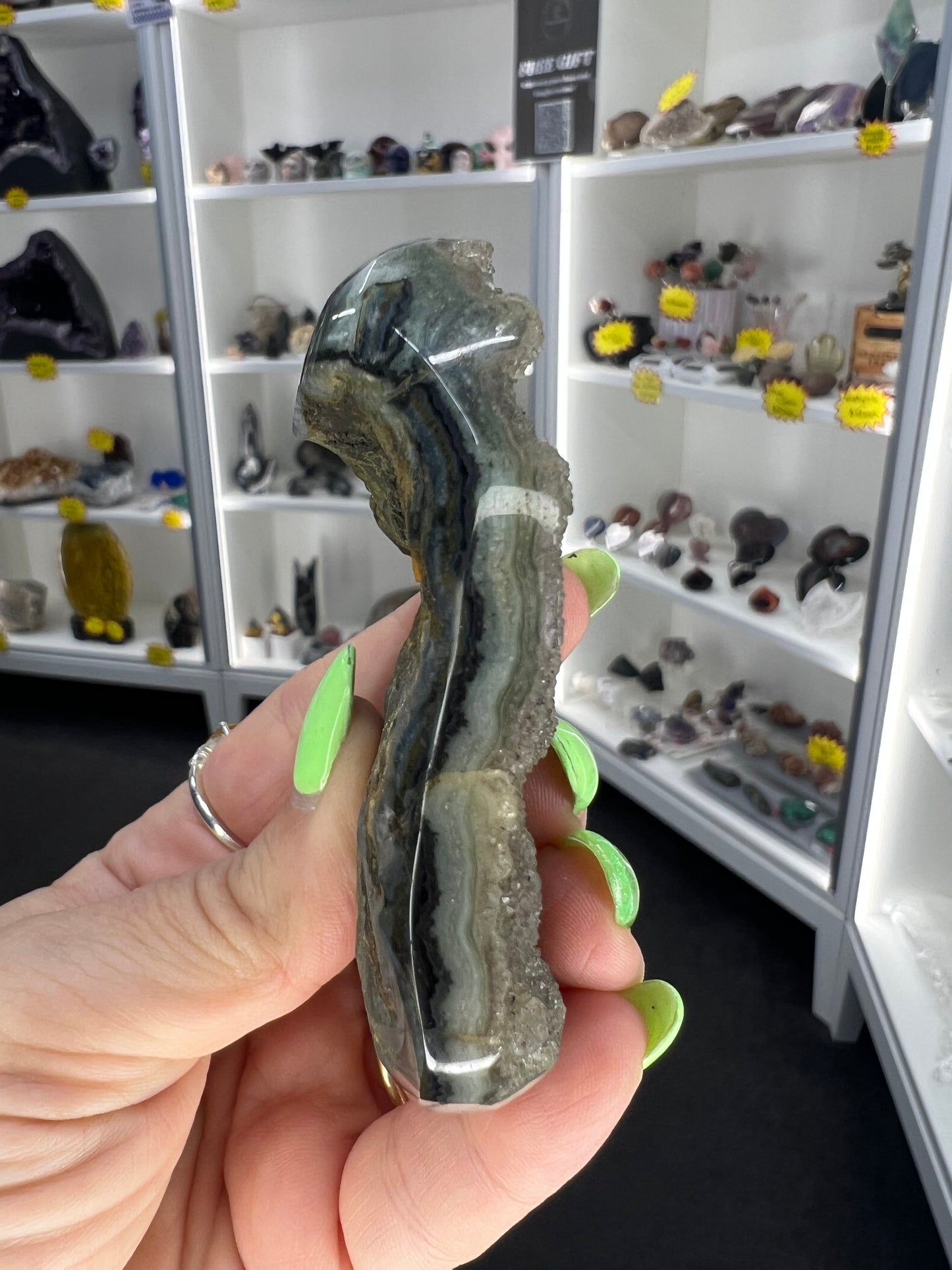 Black Amethyst Cluster