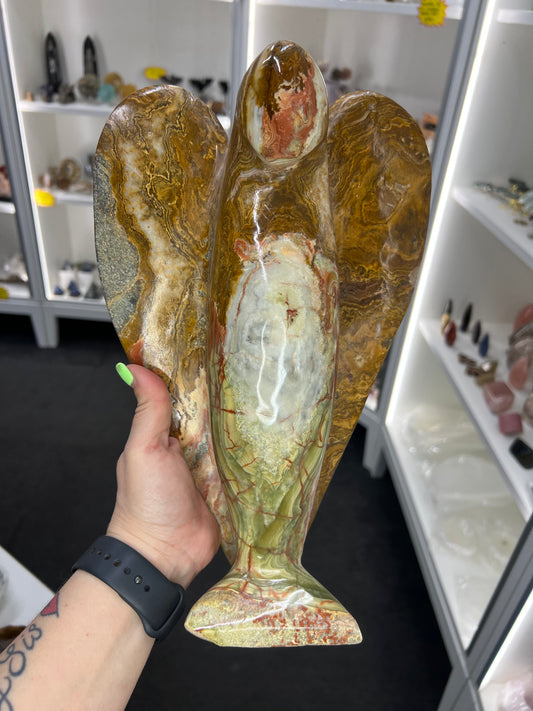Green Onyx Angel