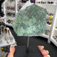 Amethyst Cluster Specimen on Stand