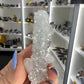 Apophyllite on Blue Chalcedony