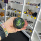 Shungite x Green Opal Sphere on Stand