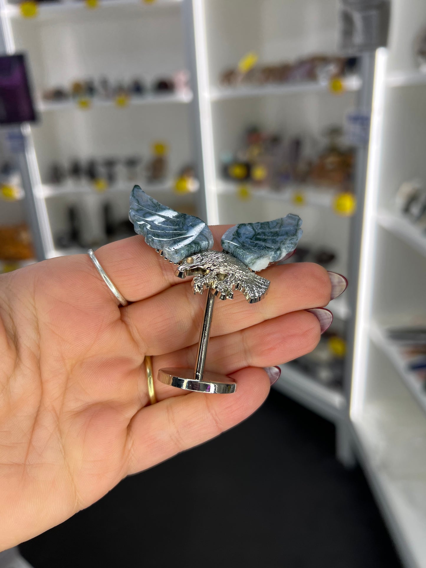 Moss Agate Eagle