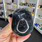 Black Fluorite Skull (UV Reactive)