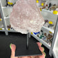 Rose Quartz Raw on Stand