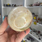 Green Onyx Sphere on Stand