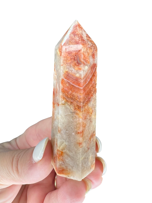 Mexican Lace Agate Tower
