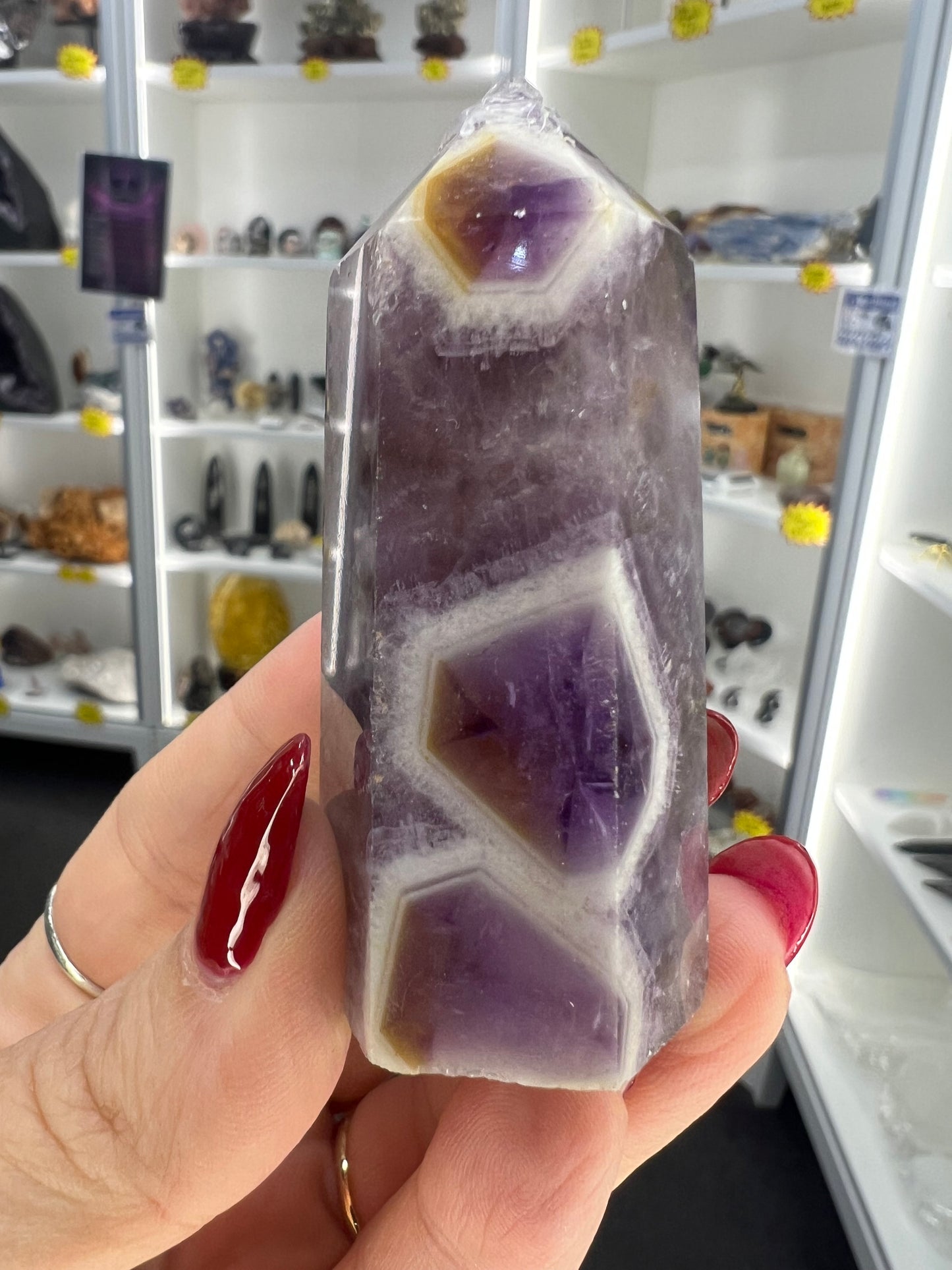 Chevron / Dream Amethyst Tower