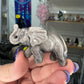 Silver Sheen Obsidian Elephant