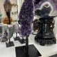 Amethyst Cluster on Rotating Stand