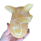 Honey Calcite Pikachu Carving