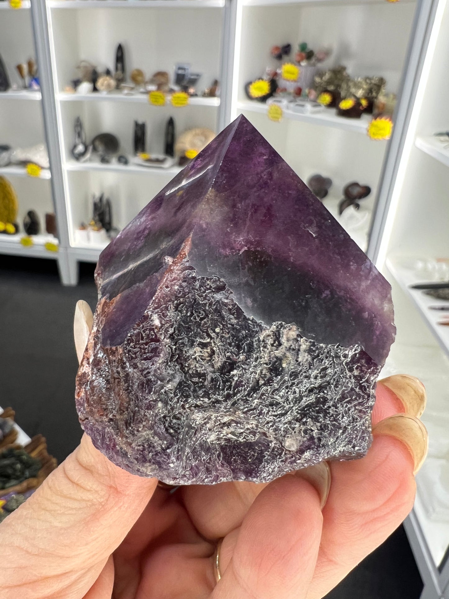 Purple Fluorite Point