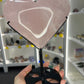 Rose Quartz Heart on Stand