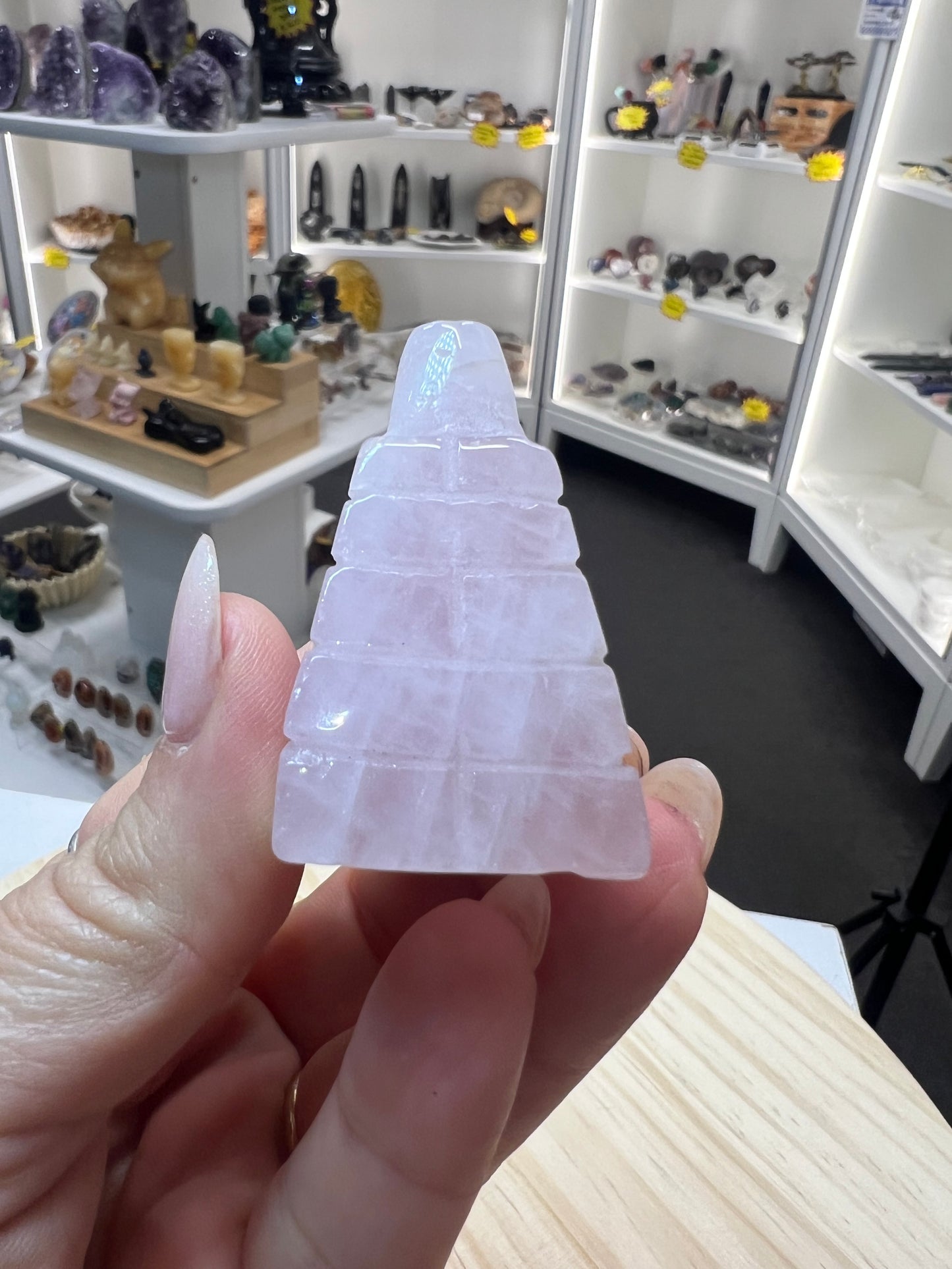 Rose Quartz Eagle