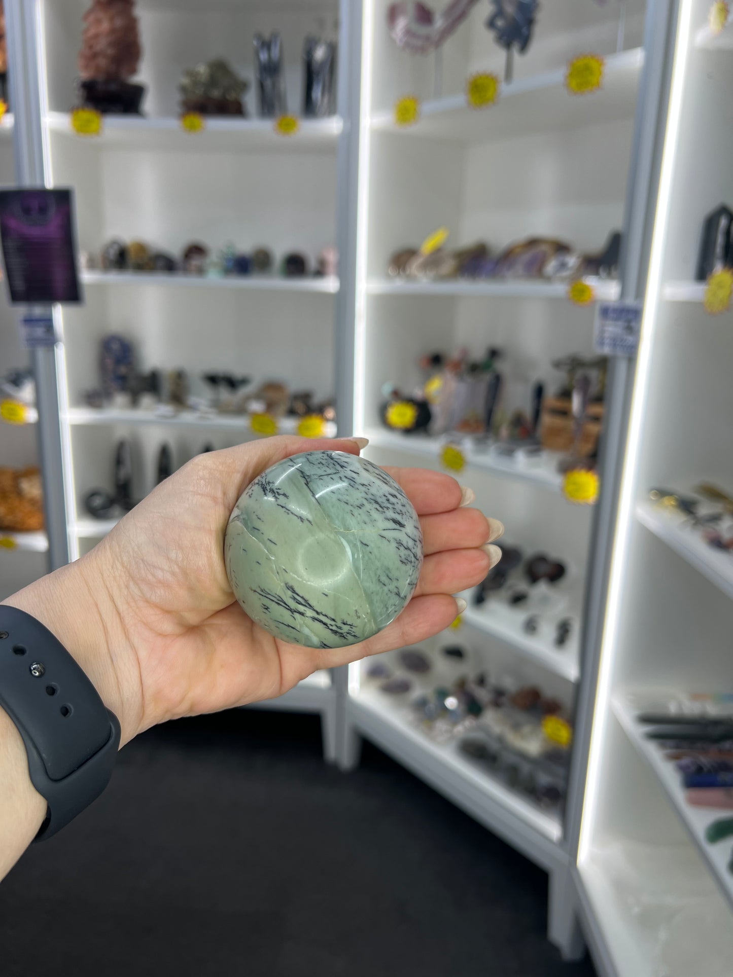 Picture Jasper Sphere with Stand